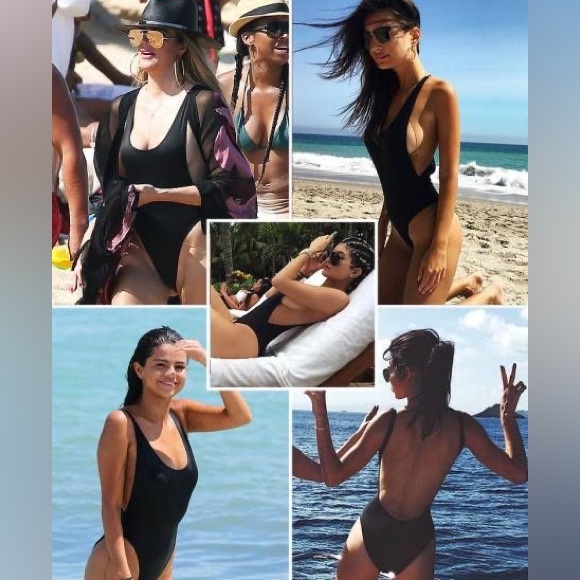 Norma Kamali Marissa Striped One Piece Bathing Suit - Picture 9 of 11